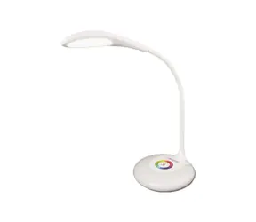 Esperanza ELD102 Altair LED lampička s nočním osvětlením bílá / 3 úrovně jasu / ohebné rameno