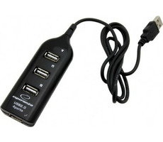 Esperanza EA116 USB Hub černá / 4 porty / USB 2.0