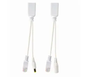 Gembird PP12-POE-0.15M-W UTP pasivní PoE adaptér kit / bez adaptéru / 2x PoE adaptér