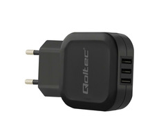 Qoltec 50191 AC adapter 17W | 5V | 3.4A | 3xUSB