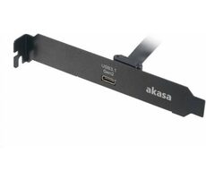 AKASA AK-CBUB37-50BK bracket do PCI USB 3.1 Gen2 typ C 50cm
