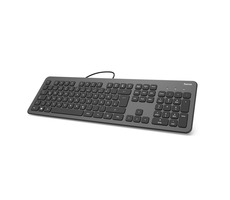 Hama KC-700 klávesnice antracitová-černá / drátová / USB / 1.8 m / CZ & SK