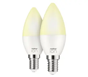 Niceboy ION SmartBulb AMBIENT E14 (2 ks) / LED / E14 / 5.5W / 470 lm / 2700-6500K / Wi-Fi