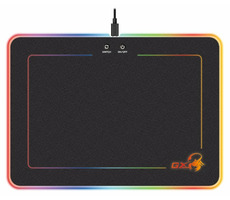 Genius GX GAMING GX-Pad 600H RGB černá / podložka pod myš / RGB LED / USB / 350 x 250 x 5.5 mm