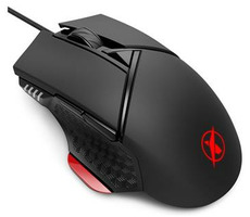 Niceboy ORYX M410 Gravity černá / Herní optická myš / 12.000 DPI / USB / podsvícení / 1.5m