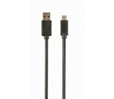 Gembird CCP-USB3-AMCM-10 USB-C kabel černá / 1x USB-C (M) / 1x USB-A (M) / 3m