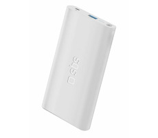 SBS PowerBank 5000 mAh bílá / 1xUSB / 2,1A 
