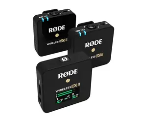 RODE Wireless GO II / Dualní bezdrátový mikrofonní systém / 2 vysílače a 1 přijímač