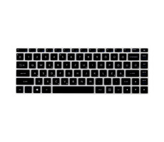 Umax Silicon Keyboard Cover 14WX-HU / silikonový kryt po Umax VisionBook 14Wa  / maďarský layout
