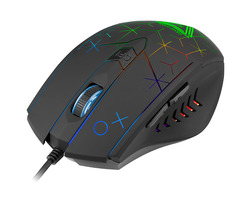 Tracer GAMEZONE XO černá / herní optická myš / 1600 DPI / 6 tl. + kolečko / USB 