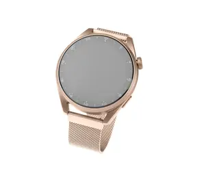 FIXED Mesh Strap Síťovaný nerezový řemínek s šířkou 22mm pro smartwatch růžově zlatá