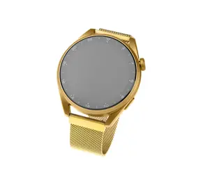 FIXED Mesh Strap Síťovaný nerezový řemínek s šířkou 22mm pro smartwatch zlatá