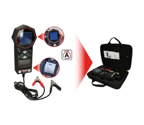 KS Tools Digitální zkoušečka baterií a nabíjecích systémů 12 V / s integrovanou tiskárnou