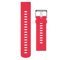 Aligator Silikonový řemínek 22mm červený / doprodej