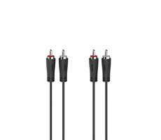 Hama audio kabel 2 cinch - 2 cinch 1.5 m stereo