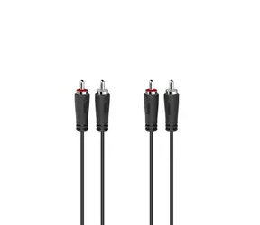 Hama audio kabel 2 cinch - 2 cinch 5 m stereo