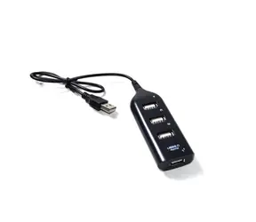 VAKOSS TC-234UX černá / 4 portový USB rozbočovač / 4 x USB 2.0 