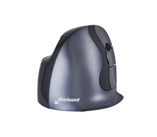 Evoluent Wireless VerticalMouse D šedo-černá (M) / Ergonomická myš / 2.4GHz / pouze pro praváky
