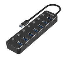 Sandberg USB-A HUB černá / 7x USB 3.0