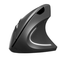 Sandberg Wired Vertical Mouse černá / vertikální myš/ optická / 2400 DPI / 6 tlačítek / 1.5 m      
