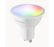 TechToy Smart Bulb RGB 4.5W GU10 / 350lm / 2700-6500K / Energetická třída F