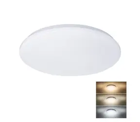 Solight WO788 LED stropní světlo Plain 3CCT 24W kulaté 38cm / 1920lm / 3000K / 4000K / 6000K 