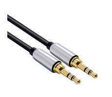 Solight JACK audio kabel 1m / JACK 3.5mm konektor - JACK 3.5mm konektor / stereo 