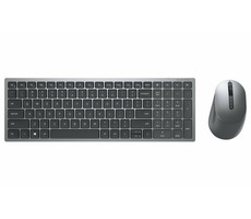 DELL KM7120W HU šedá / Set bezdrátové klávesnice a myši / HU / 2.4GHz / Bluetooth / USB