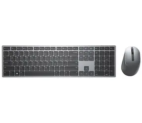 DELL KM7321W HU šedá / Set bezdrátové klávesnice a myši / HU / 2.4GHz / Bluetooth / USB