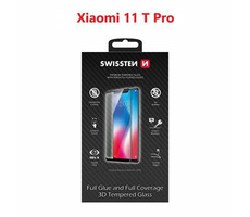 SWISSTEN Ultra Durable 3D FULL GLUE Glass pro XIAOMI 11 T černá