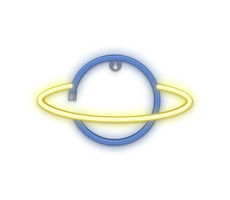 Forever Dekorativní LED neon Saturn / délka kabelu 2 m / 3xAA / USB