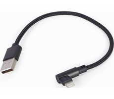 Gembird CC-USB2-AMLML-0.2M černá / ligtning / USB 2.0 / 0.2m