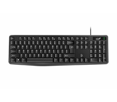 Genius KB-117 černá / Drátová / USB /  CZ+SK layout