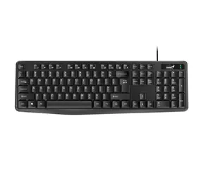 Genius KB-117 černá / Drátová / USB /  CZ+SK layout