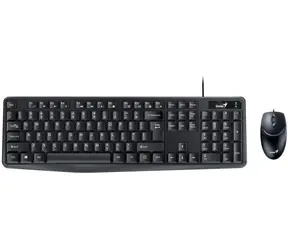 Genius KM-170 černá / Drátový set / USB / CZ+SK layout