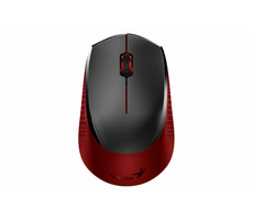 Genius NX-8000S černo-červená / 1600 dpi / Blue-Eye senzor / bezdrátová / tichá 