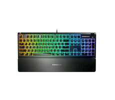 SteelSeries Apex 3 černá / Herní klávesnice / RGB podsvícení / US layout / doprodej