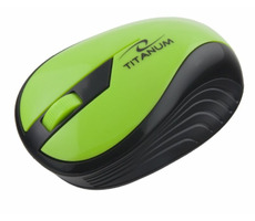 Esperanza EM116B RAINBOW zelená / bezdrátová optická myš / 3D / 1000 DPI / 2.4GHz / 3 tlačítka