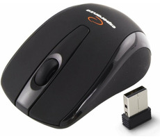 Esperanza TM104K TORPEDO černá / bezdrátová optická myš / 1000 DPI / 2.4GHz / 3 tlačítka