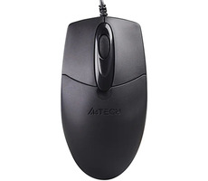 A4tech OP-720 černá / Optická myš / 1200 DPI / 3 tlačítka / USB / 1.5 m