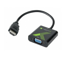 Techly IDATA HDMI-VGA2A Redukce VGA F - HDMI M / včetně 3.5 mm
