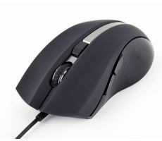 Gembird MUS-GU-02 černá / G-laser myš / drátová / 2400 dpi / 6tlačítek / USB