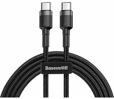 Baseus CATKLF-GG1 kabel USB-C na USB-C černo-šedá / 1 m