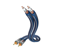 In-akustik Premium Audio kabel 0.75 m / 2x Cinch (M) - 2x Cinch (M) 