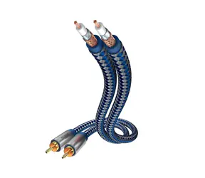 In-akustik Premium Audio kabel 0.75 m / 2x Cinch (M) - 2x Cinch (M) 