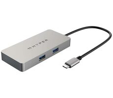 Hyper HDMB2-GL USB-C Univerzální dokovací stanice / USB-C / HDMI / 2 x USB 3.0 / RJ45 / podpora 4K 60 Hz