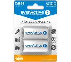 EverActive Professional Line nabíjecí baterie C (R14) 5000 mAh 2ks / Ni-MH