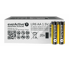 EverActive Industrial Alkaline baterie AA (LR6) 40ks 