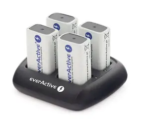 EverActive NC109 / Nabíječka baterií / až 4 baterie 9V 