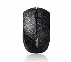 Rapoo 3300P Plus Wireless Mouse černá / bezdrátová optická myš / 5000 DPI / 2.4 Ghz / BT 3.0 a 4.0 / 11 tl. + kolečko 